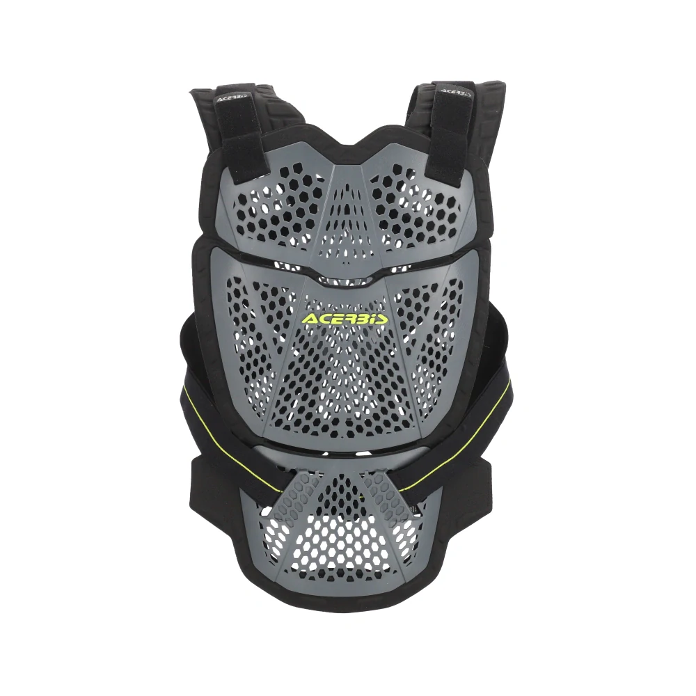 Lehký ventilační motokrosový chránič hrudi a zad ACERBIS ROOST DEFLECTOR P035 barva šedá