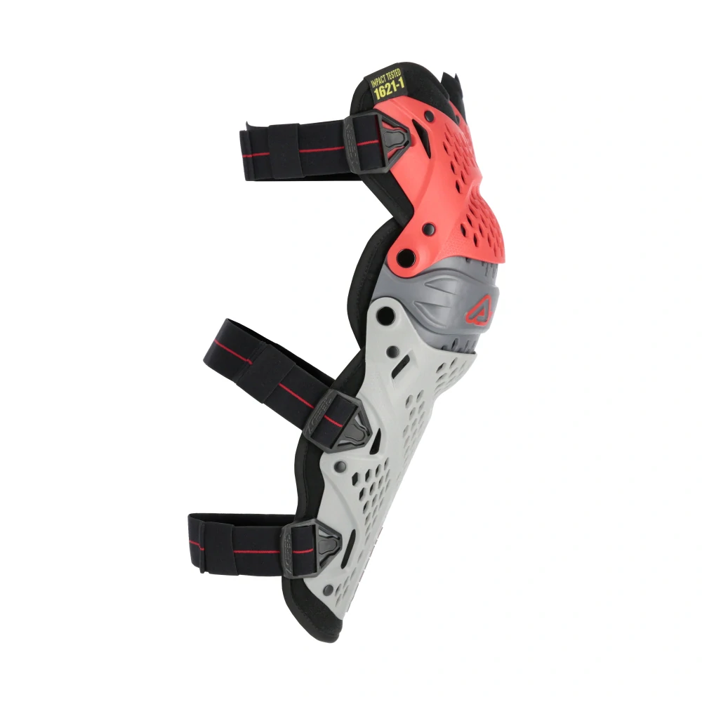 Kloubové kolenní chrániče /chrániče kolen ACERBIS KNEE GUARD IMPACT PRO barva červená/šedá