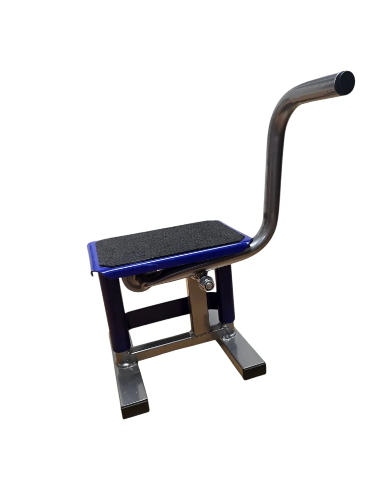 Mini motokrosový nízký stojan stojan MX LN pro malé motocykly 50cc barva modrá 