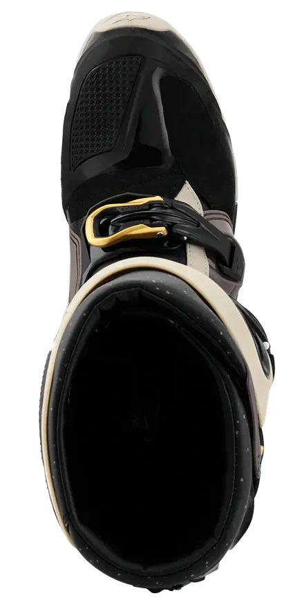 Motocyklové boty pro enduro a terén ALPINESTARS TECH 7 ENDURO DRYSTAR 2010526-1558 barva černá/šedá/hnědá/zlatá  