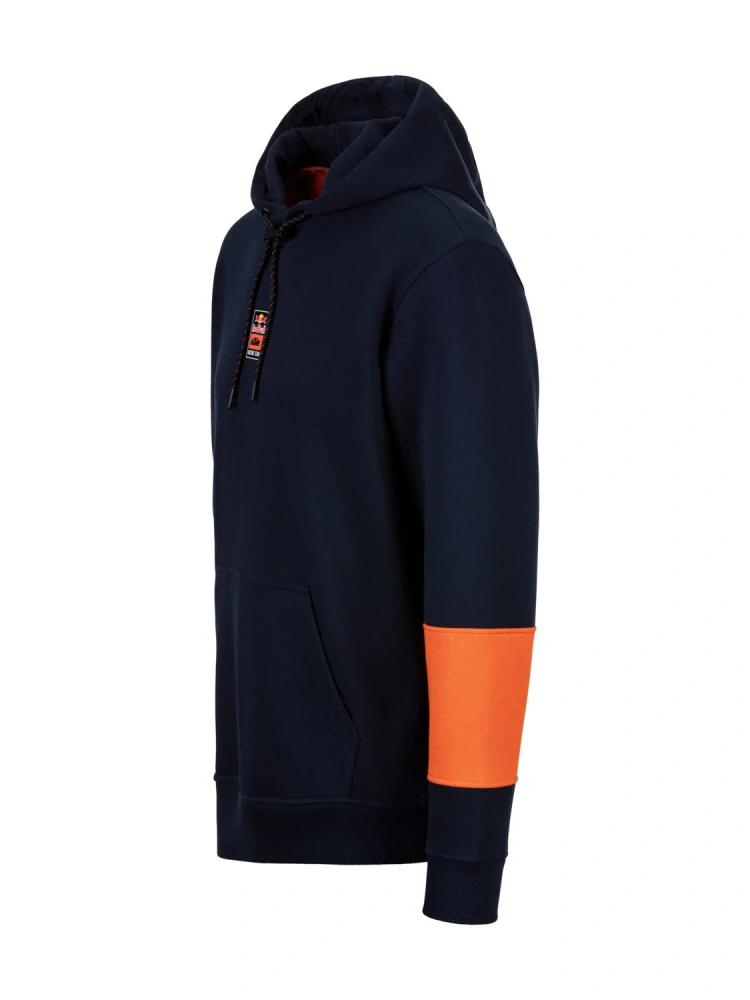 Pánská mikina s kapucí KTM GRID RED BULL barva modrá/oranžová 