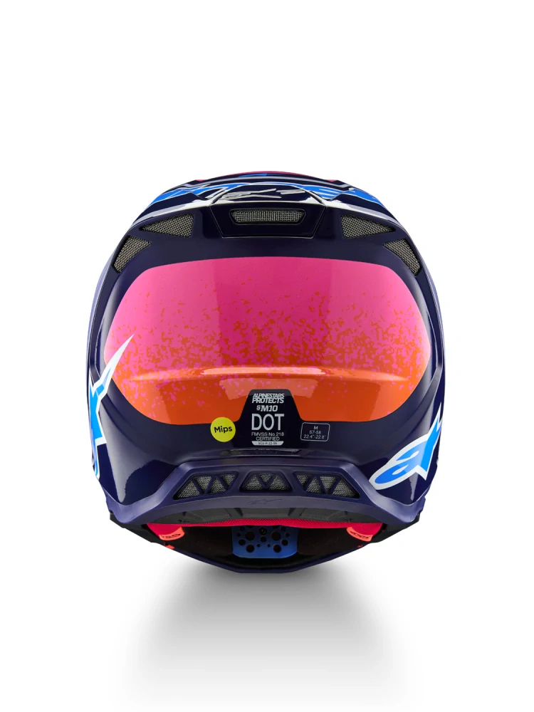 Motokrosová přilba ALPINESTARS SUPERTECH S-M10 lTOMAC LIMITED EDITION RECORDS COLLECTION (šedá/multicolor) 2026