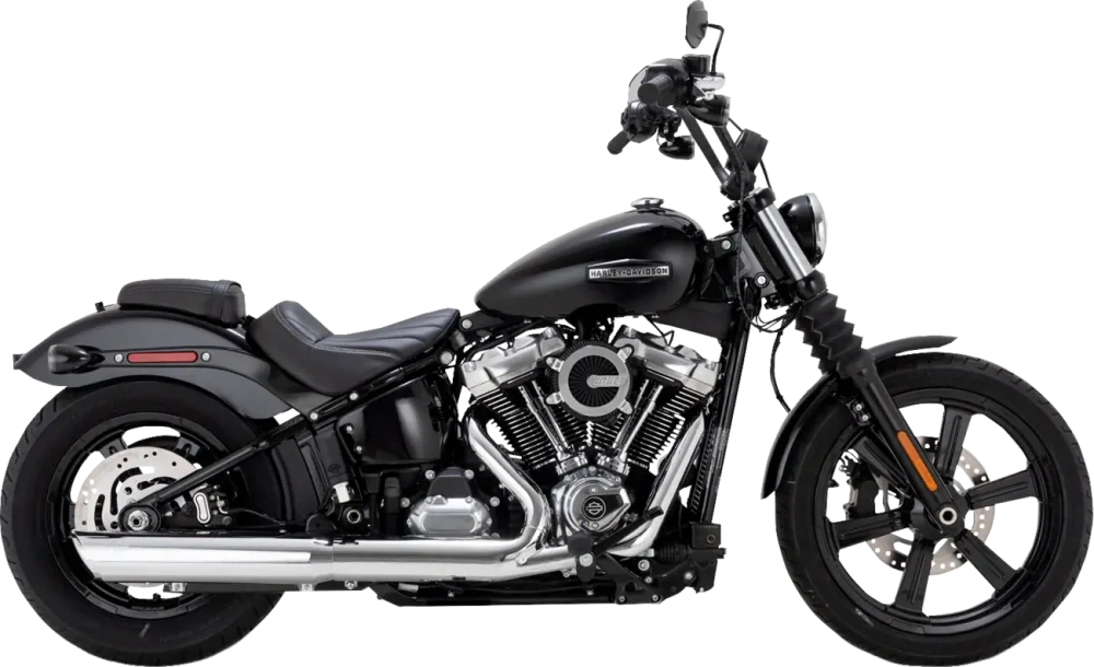 Koncovka výfuku VANCE & HINES TWIN SLASH SLIP ON pro HARLEY DAVIDSON SOFTAIL rok 2025 viz popis, barva chromová