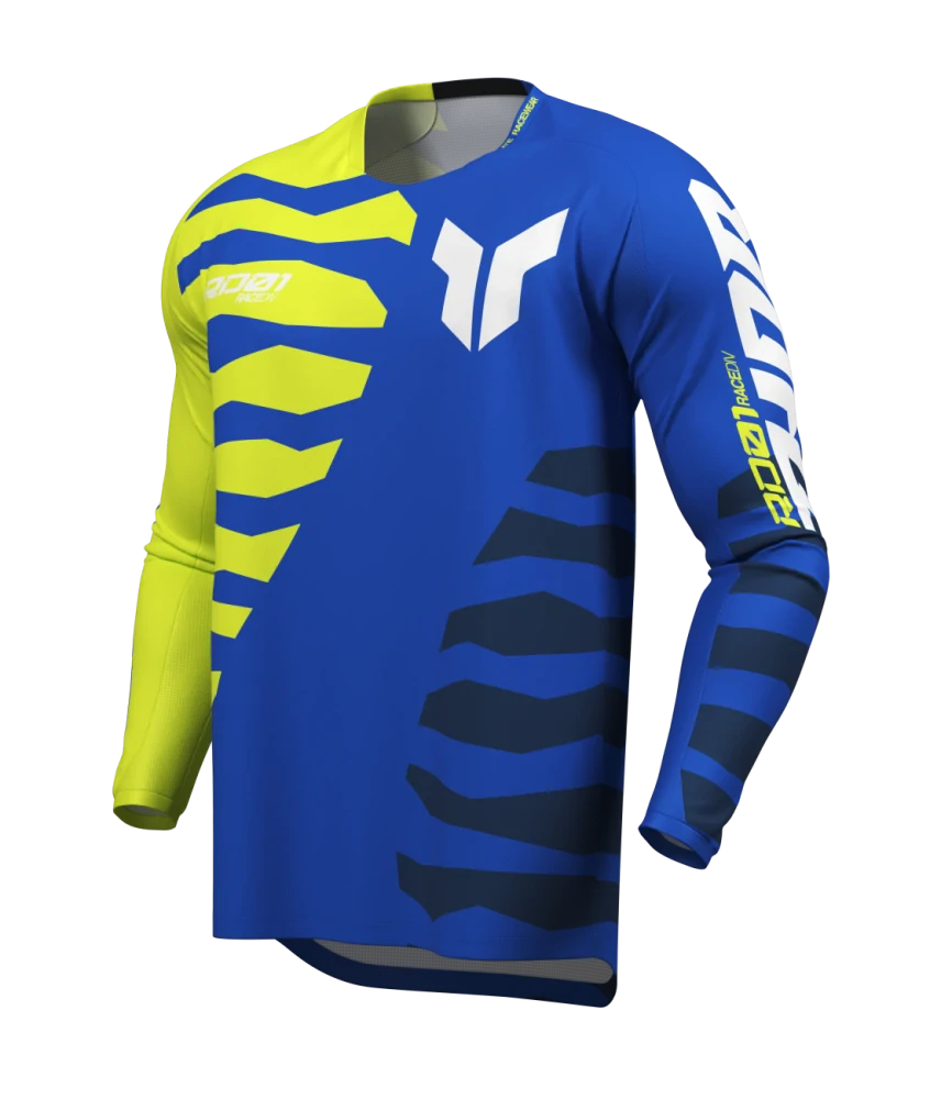 Motokrosový / enduro dres THOR LAUNCHMODE SHREDDER barva šedá/fuchsiová