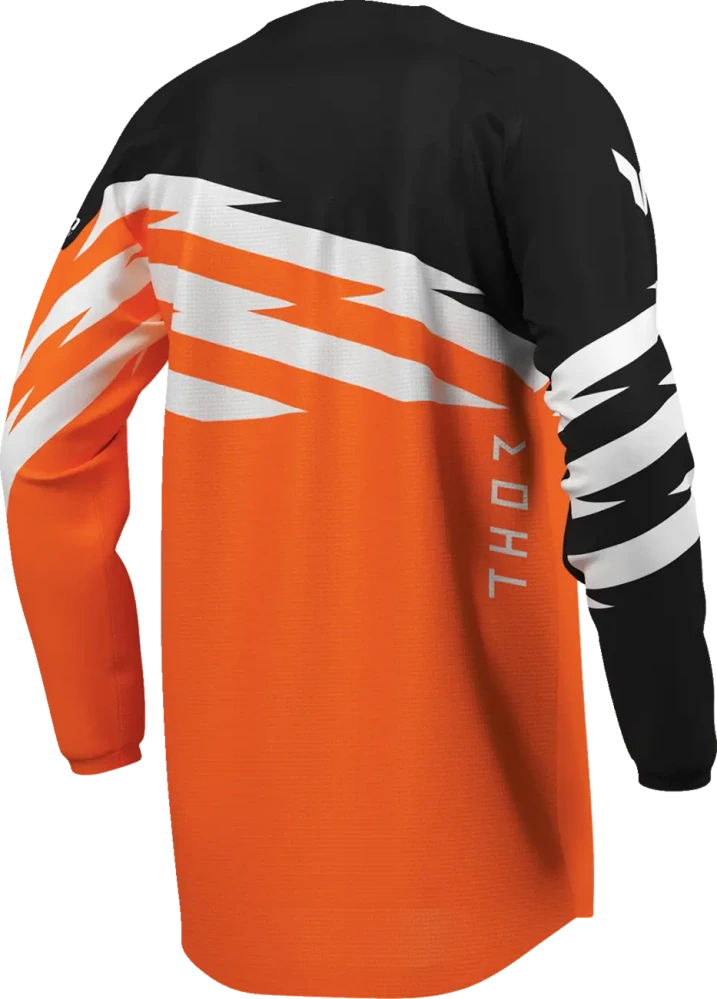 Dětský sportovní motokrosový / MTB dres THOR LAUNCHMODE SHOCKIE barva oranžová/černá