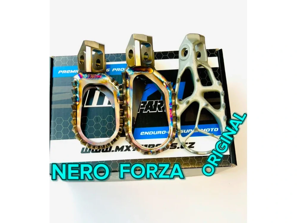 Motocyklové nerezové stupačky MX711 PEGS FORZA pro KTM SX 85 rok 2015-2017