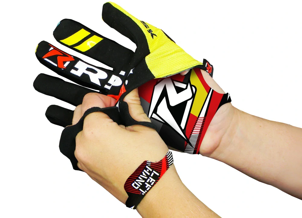 a Chrániče dlaní / vložky do rukavic proti puchýřům RISK RACING PALM SAVER PROTECTOR barva černá/bílá - 1 pár vel. XL