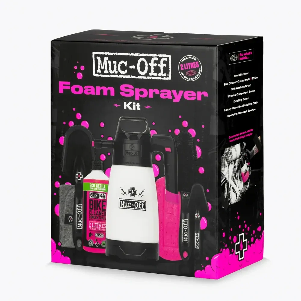 Detailingová sada 7V1 pro mytí motocyklu a jízdních kol MUC-OFF SPRAYER KIT 21461