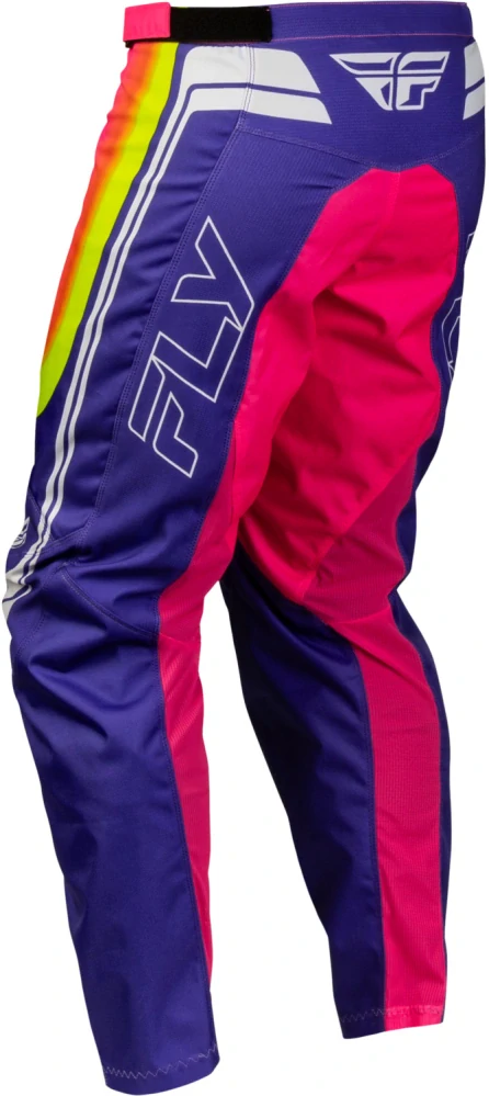 Motokrosové/ enduro kalhoty FLY RACING F-16 /F16 RAZE barva fialová/červená/žlutá