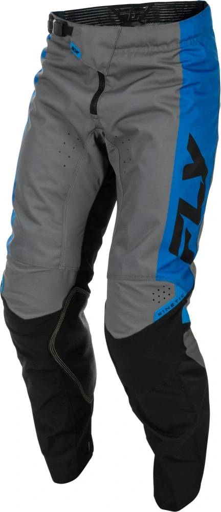 A Motokrosový / enduro komplet kalhot a dresu FLY RACING KINETIC barva modrá/šedá/černá velikost 36 + XL
