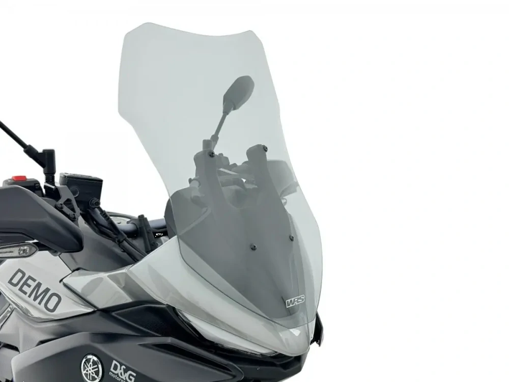 Plexi motocyklu WRS verze TOURING pro YAMAHA RACER 7 / GT rok 2025-2026 barva kouřová, výška 53,5 cm