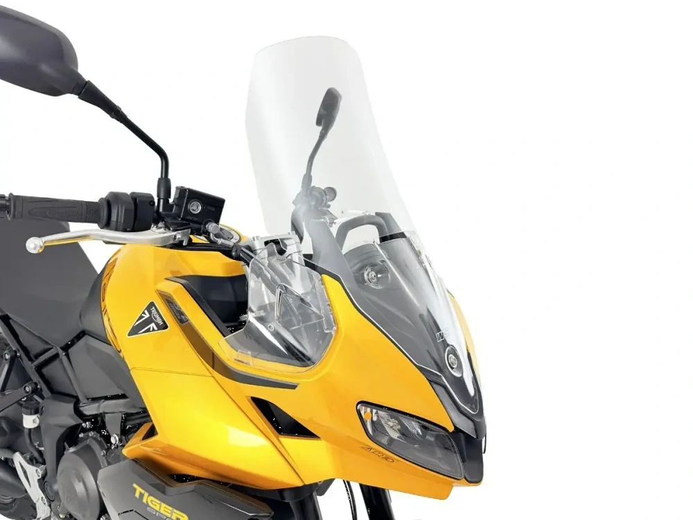 Plexi motocyklu WRS verze TOURING pro TRIUMPH TIGER SPORT 800 rok 2025-2026 barva čirá, výška plexi 59 cm