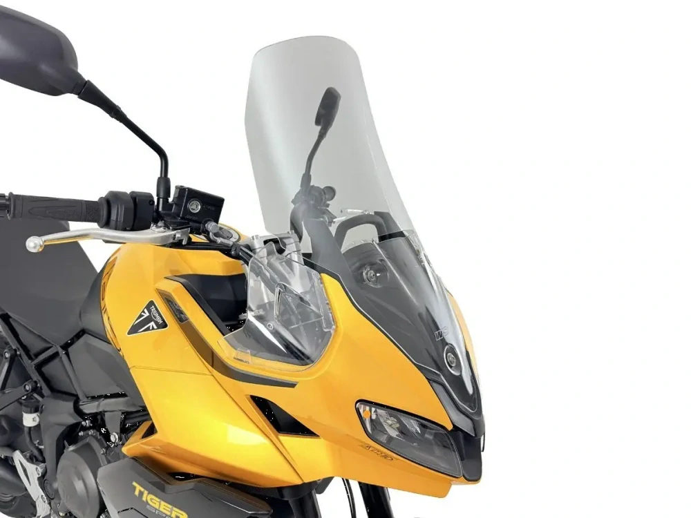 Plexi motocyklu WRS verze TOURING pro TRIUMPH TIGER SPORT 800 rok 2025-2026 barva kouřová, výška plexi 59 cm