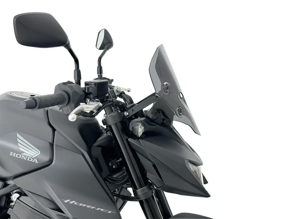 Plexi motocyklu WRS verze SPORT pro HONDA HORNET 750 rok 2025-2026 barva tmavě kouřová, bez montážní sady