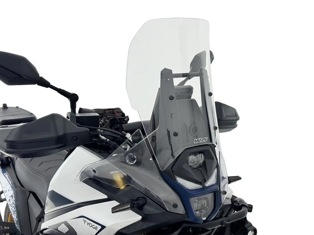 Plexi motocyklu WRS verze CAPONORD pro VOGE VALICO DS 800 X RALLY rok 2025-2026 barva čirá, výška plexi 35 cm