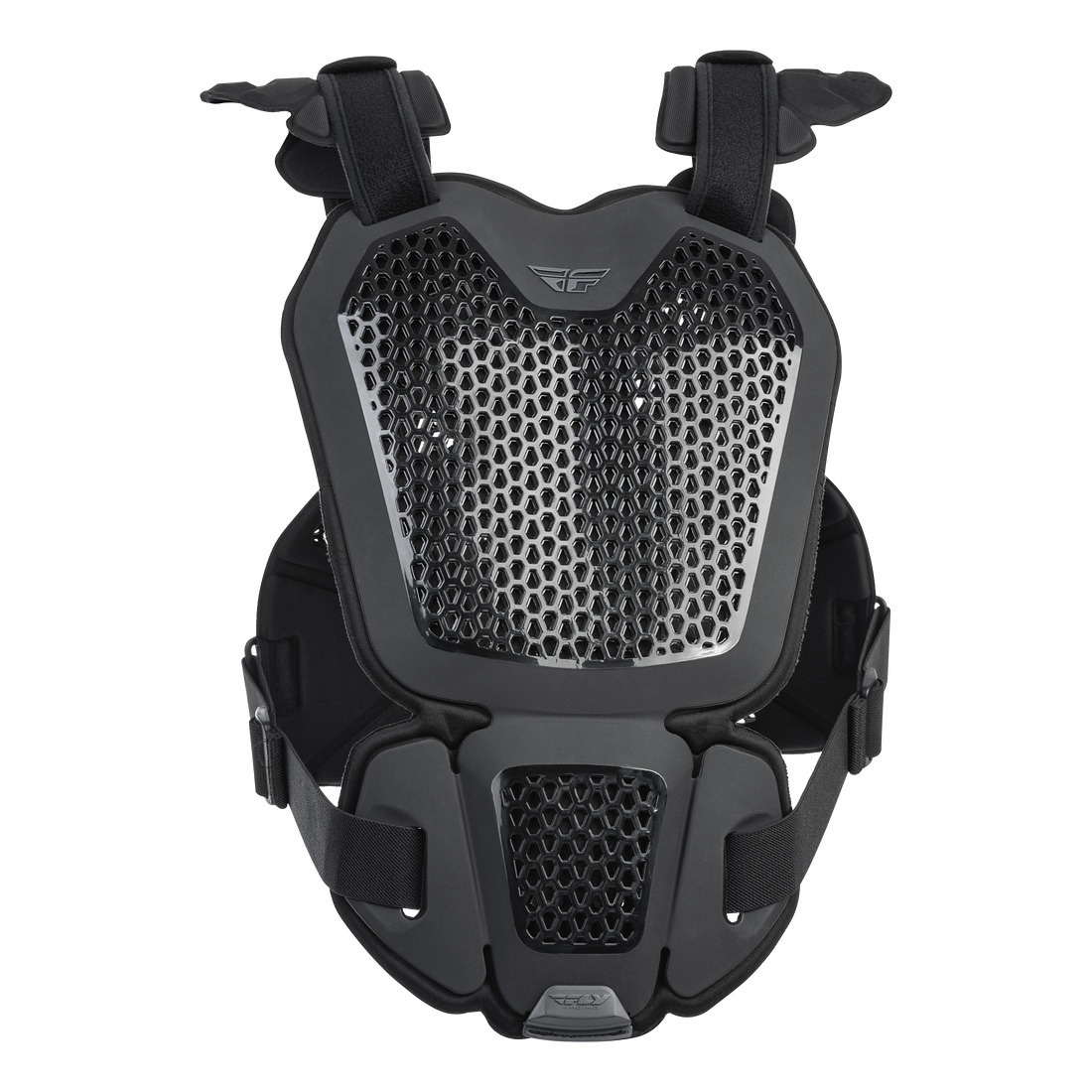 Lehký a flexibilní chránič hrudi a zad FLY RACING REVEL LITE barva černá velikost S/M