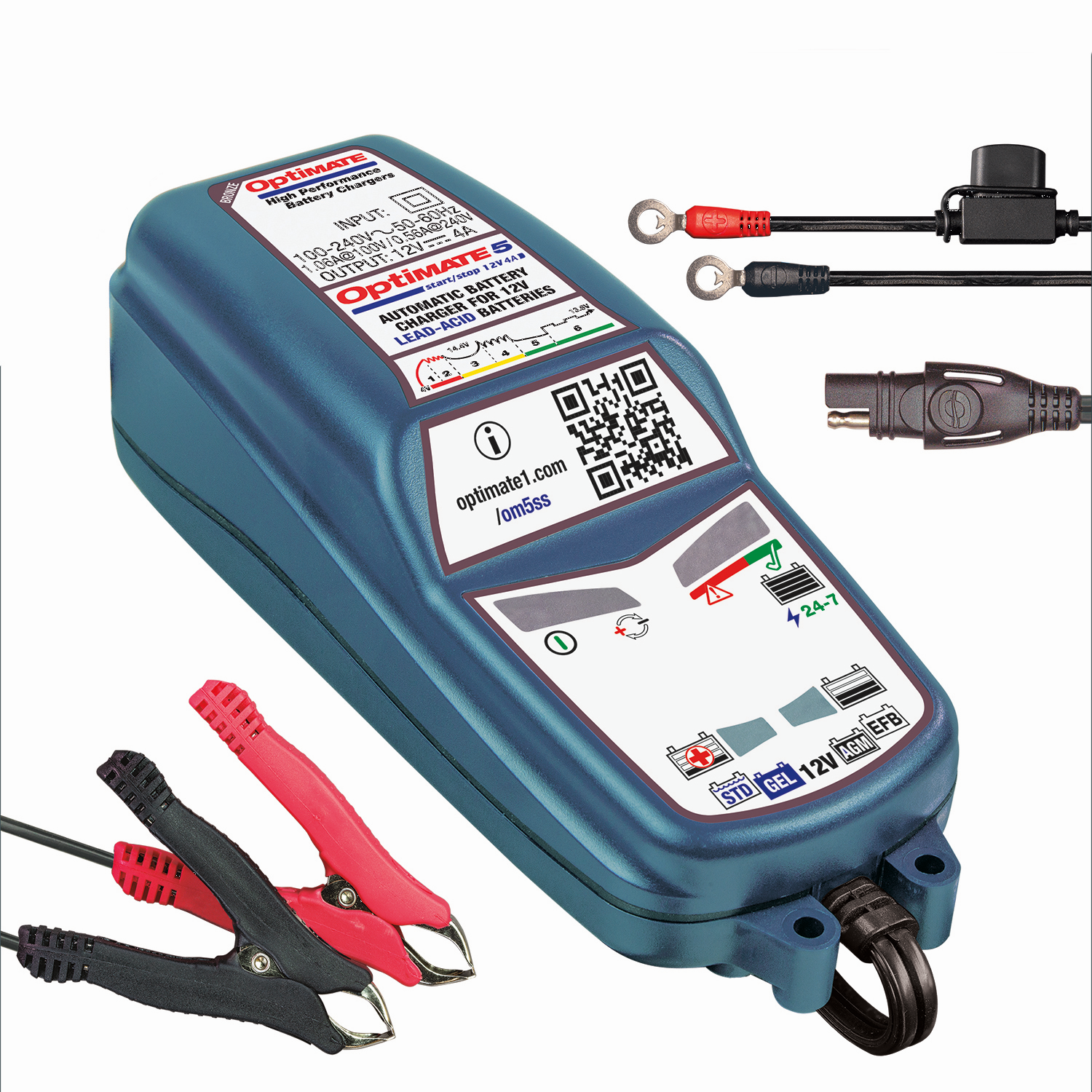 Nabíječka TECMATE OPTIMATE 5 START/STOP 12V/4A) TM220(4A)