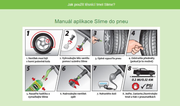 Utěsňovací přípravek na bezdušové pneu SLIME TUBELESS TIRE SEALANT obsah 237 ml
