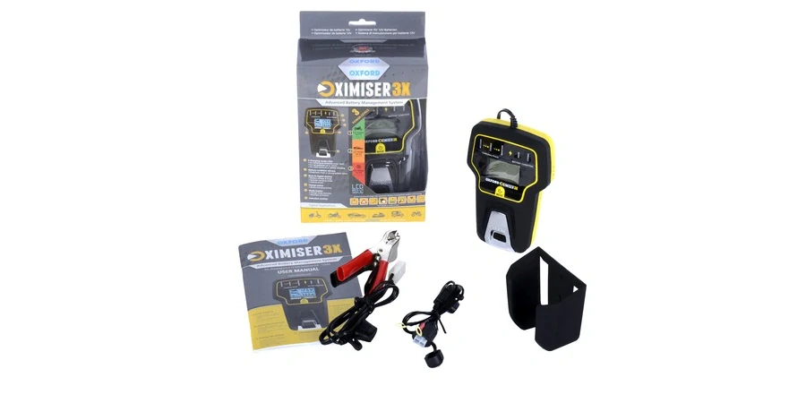 Nabíječka baterií se třemi režimy OXFORD OXIMISER 3 X EL200 12V, 0,6-3,6A, 125Ah