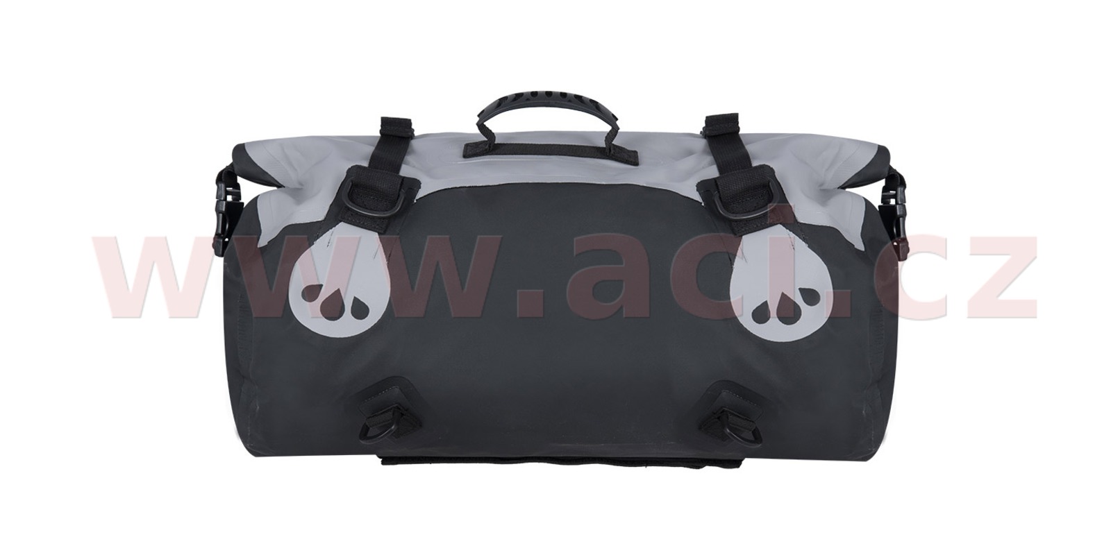 Vodotěsný vak OXFORD AQUA T-70 ROLL BAGG černo/šedý, objem 70l