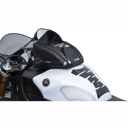TANGBAG NA MOTOCYKL S MAGNETICKOU ZÁKLADNOU OXFORD M2R ČERNÝ OBJEM 2L
