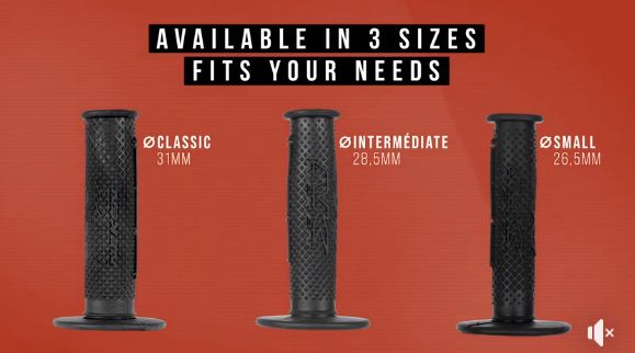 Gripy s plastem plynu pro řidítka NEKEN HANDLEBAR SFH - GRIPS SFH ČERNÉ - vnější průměr 28,5 mm