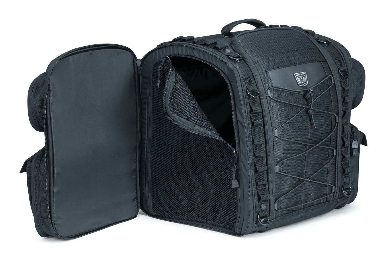 Textilní brašna na motocykl KURYAKYN BAG MOMENTUM ROAD WARRIOR černá objem 59 litrů 