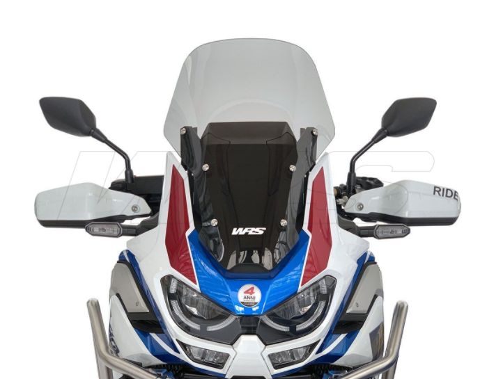 Plexi motocyklu WRS pro HONDA CRF 1100 L ABS Africa Twin Adventure Sports 2020-2022 75 KW(102 PS), barva kouřová, výška 48 cm