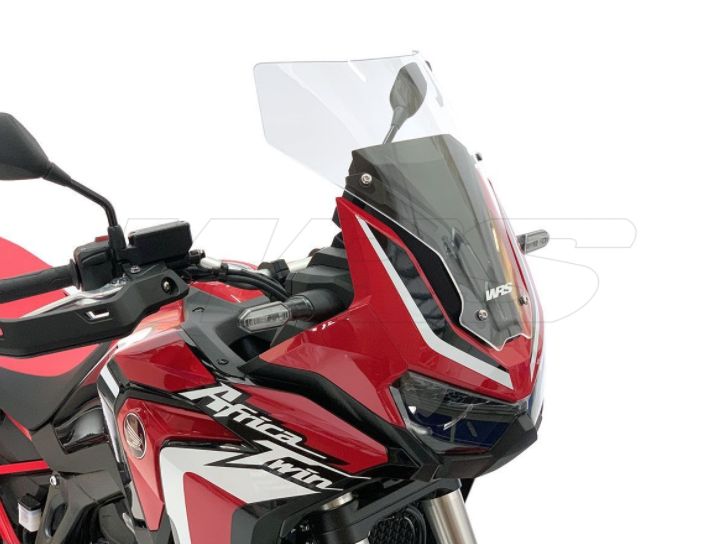 Plexi motocyklu WRS pro HONDA CRF 1100 L ABS Africa Twin 2020 75 KW(102 PS), barva čirá, výška 40 cm (15-3/4")