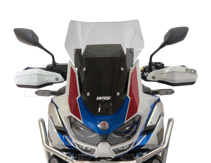 Plexi motocyklu WRS pro HONDA CRF 1100 L ABS Africa Twin Adventure Sports 2020 75 KW(102 PS), barva kouřová, výška 40 cm (15-3/4")