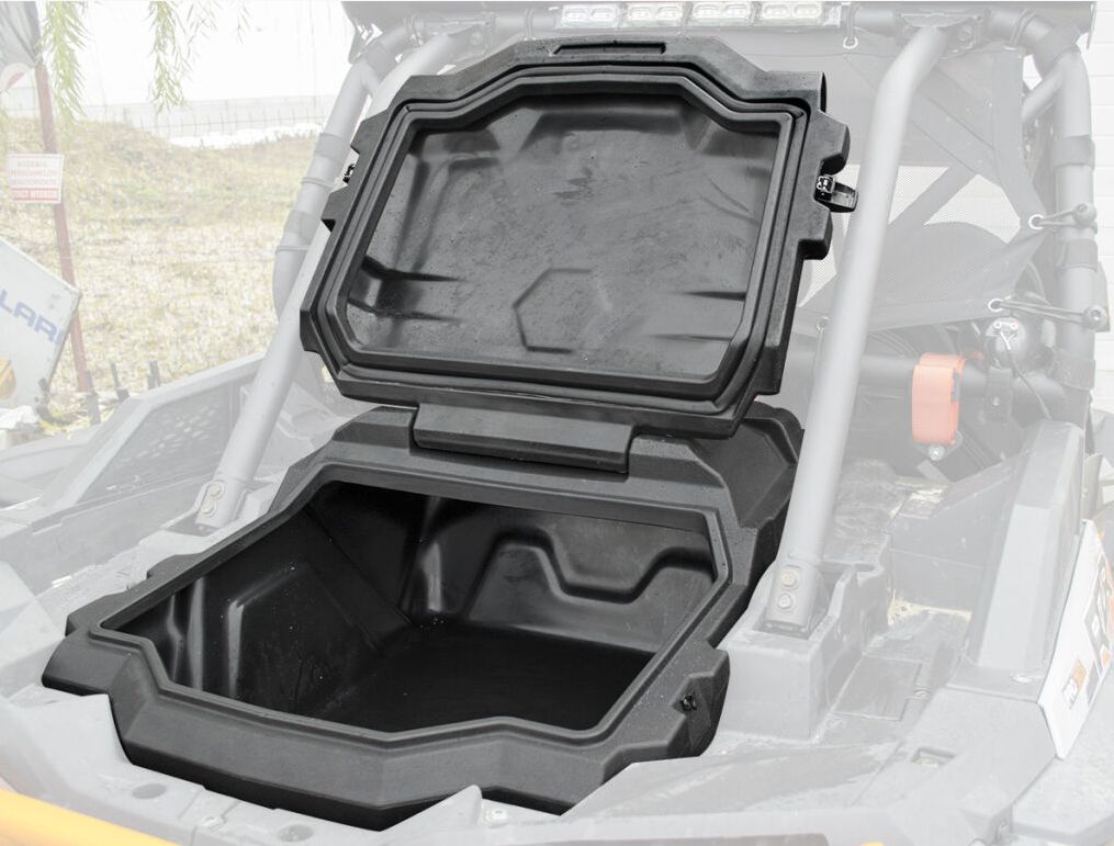 Velký uzamykatelný zadní box pro UTV/SxS SHARK Accessories UTV CARGO BOX UX140 černý