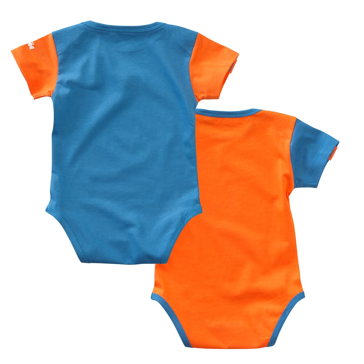 Sada dětských bodýček KTM BABY RADICAL BODY SET oranžové/modré 2 kusy 