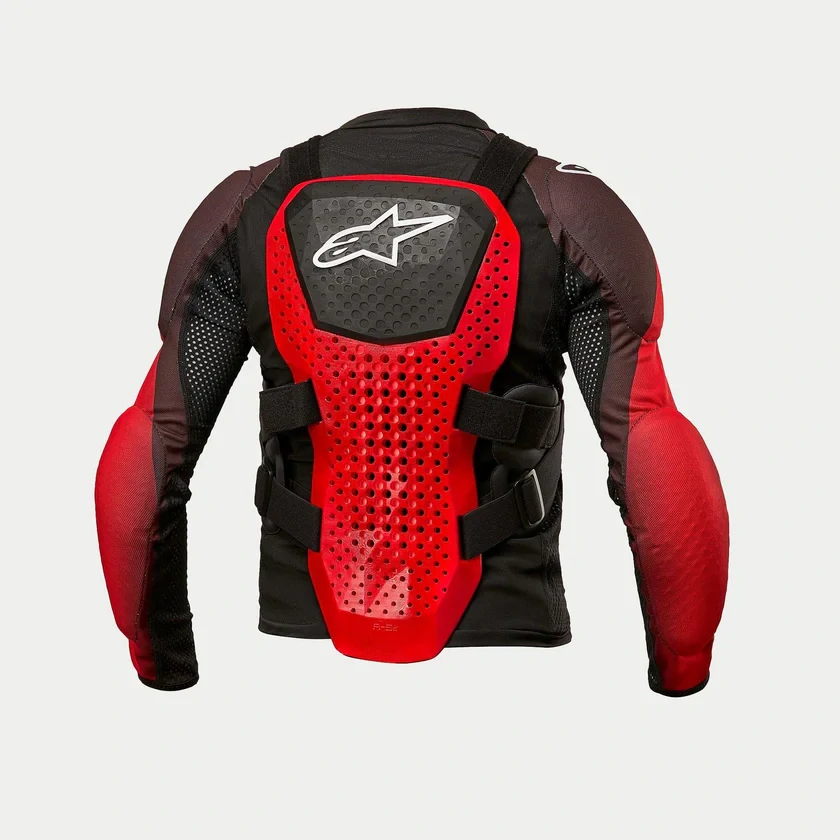 Dětský hrudní chránič / dětská chráničová košile ALPINESTARS BIONIC TECH JACKET 6546624-123 barva černá/červená velikost S/M 