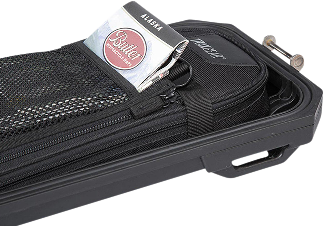 Vnitřní organizér do víka pro boční kufr SW-MOTECH TRAX ADV INNER LID BAG barva černá, rozměr 40,0 cm x 19,0 cm x 5,0 cm, 1 kus