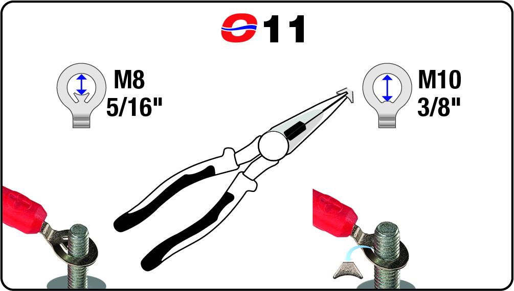 Rychlospojkový permanentní kabel pro auto/lodní baterie TECMATE OPTIMATE CORD O1 4PACK 1/4 RNG typ O1X4