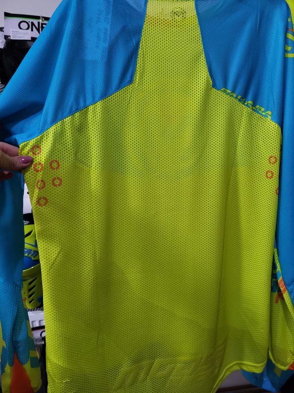 A Ventilační motokrosový komplet MOOSE RACING SAHARA modrá/hi viz žlutá velikost 34+L