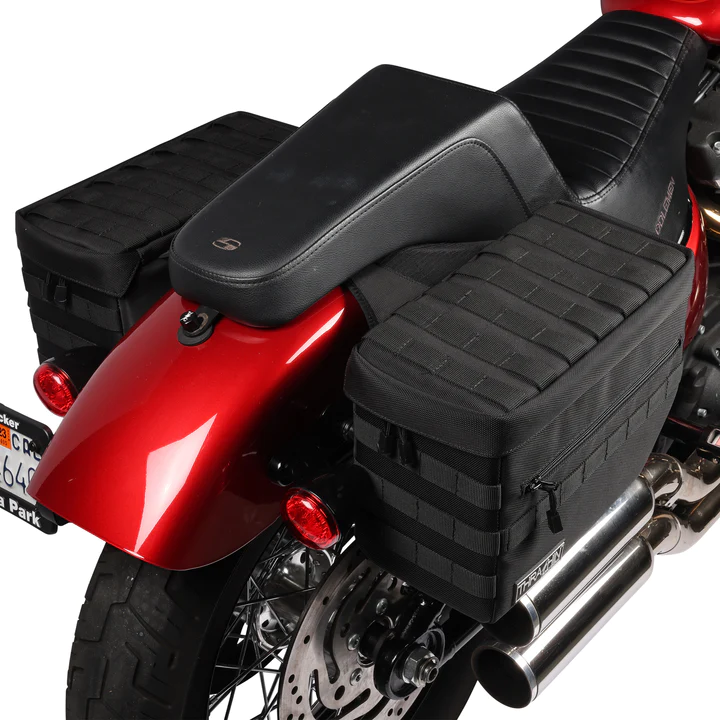 Motocyklové textilní podsedadlové brašny THRASHIN SUPPLY CO ESCAPE SADDLEBAG V2 objem 18 litrů, pár
