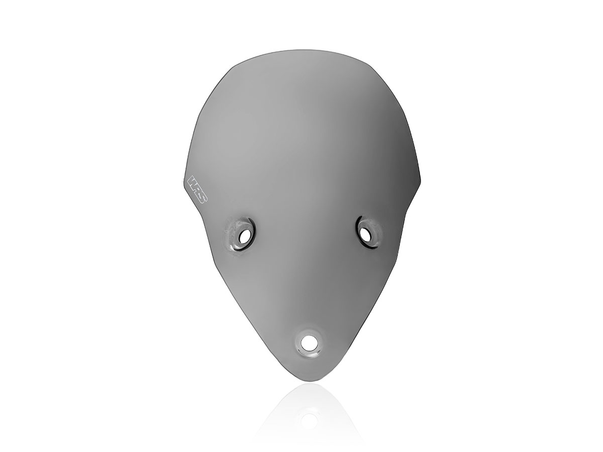 Plexi motocyklu WRS SPORT pro DUCATI DUCATI SUPERSPORT 950 / S 2021-2023, výška 37 cm, šíře 32 cm, barva tmavě kouřová