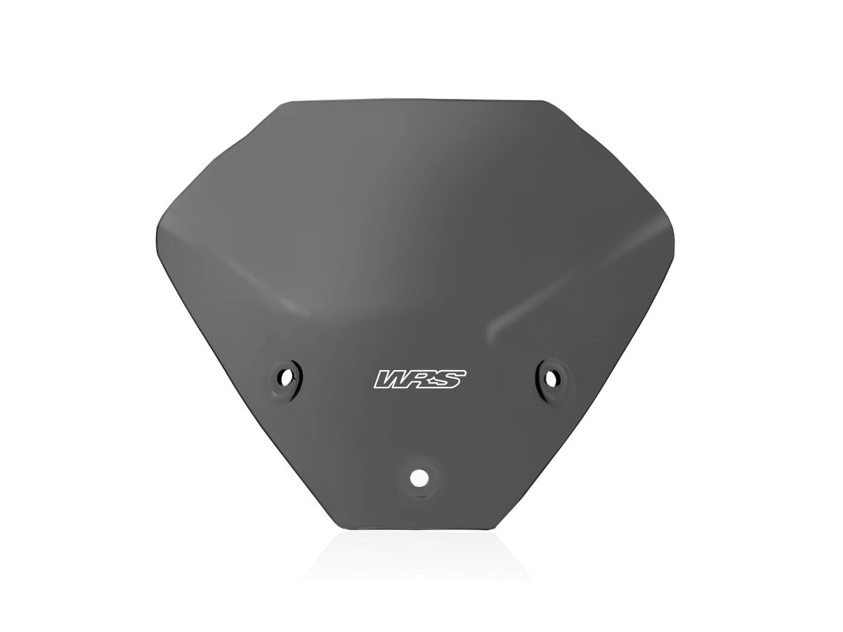 Plexi motocyklu WRS TOURING pro BMW S 1000 R rok 2022-2023, výška 31 cm, šíře 33 cm, barva tmavě kouřová