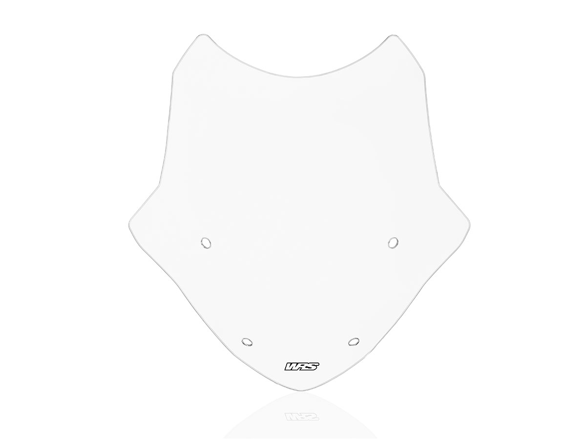 Plexi motocyklu WRS STANDARD pro BMW R 1250 RT ABS rok 2021-2024, výška 60 cm až 66 cm, šířka 66 cm, barva čírá