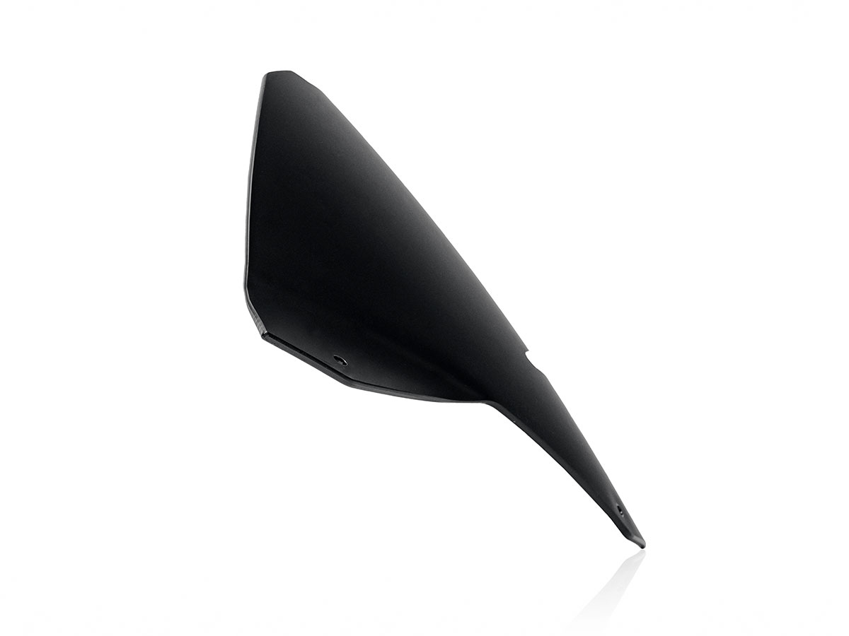 Plexi motocyklu WRS verze SPORT pro motocykly APRILIA TUONO 660 ABS viz popis rok 2021-2023, výška 23,5 cm, šíře 34 cm, barva matná černá