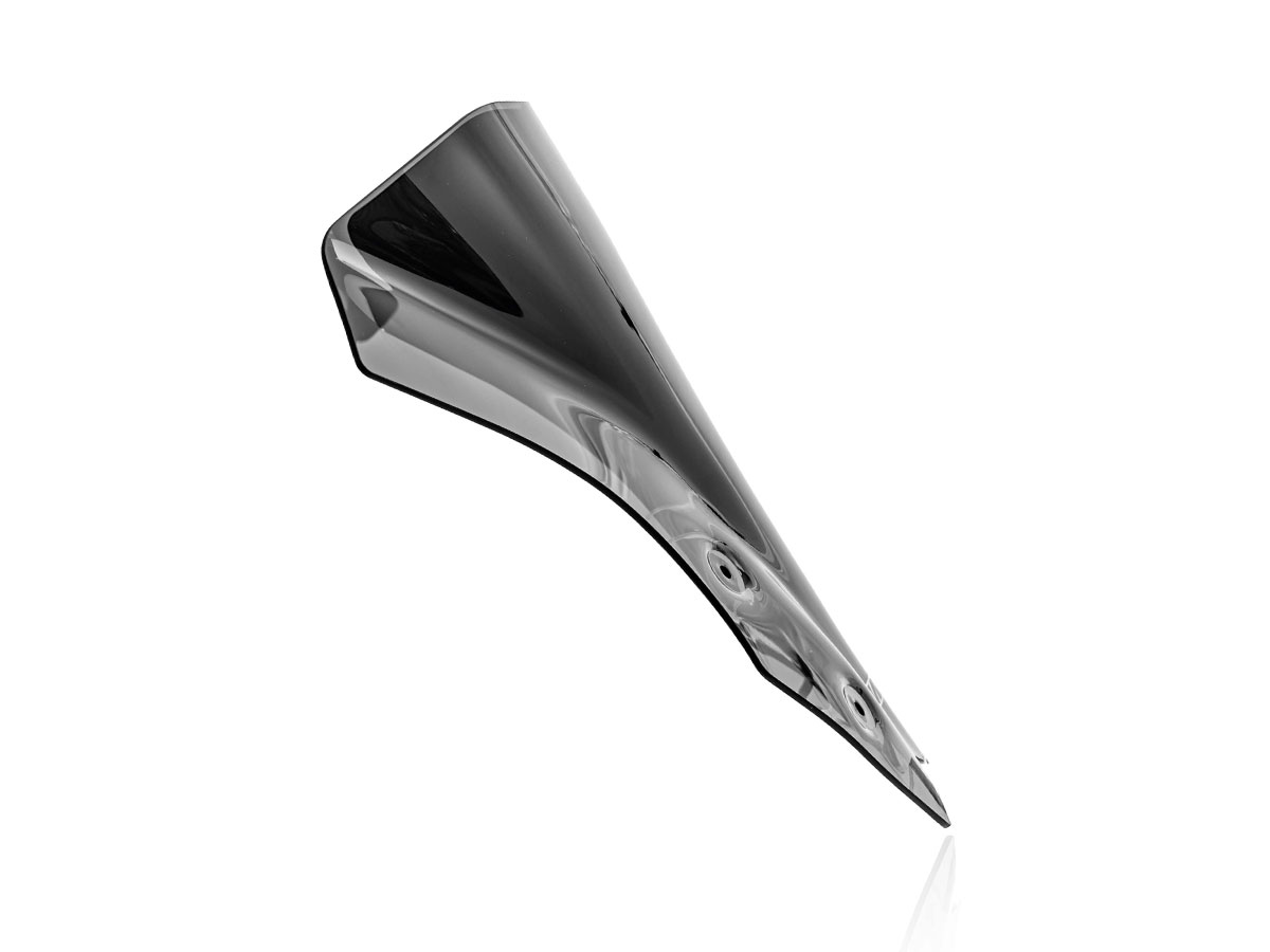 Plexi motocyklu WRS verze TOURING pro motocykly KAWASAKI Z 900 ABS rok 2020-2024, výška 31 cm, šíře 37 cm, , barva tmavě kouřová  