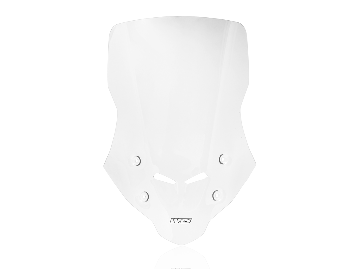 Plexi motocyklu WRS CAPONORD pro HONDA CB 750 ABS rok 2023-2024, výška 51 cm, šíře 32 cm, barva čirá