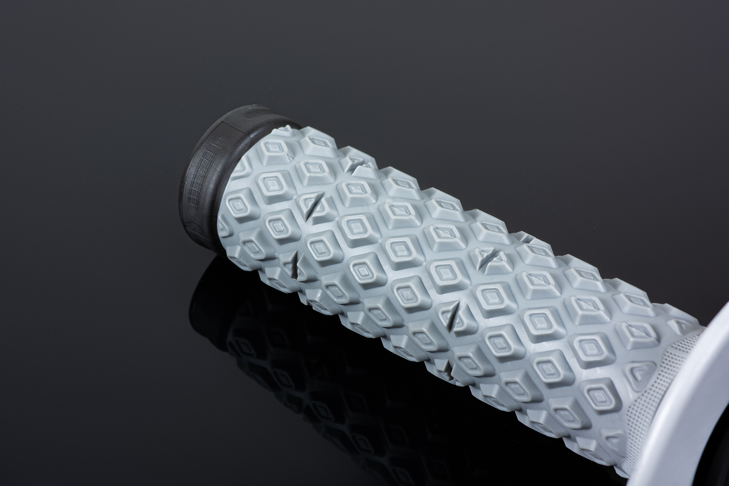 Motokrosové rukojeti - gripy RENTHAL DUAL COMFORT SOFT/FIRM G202 ŠEDÁ/ČERNÁ
