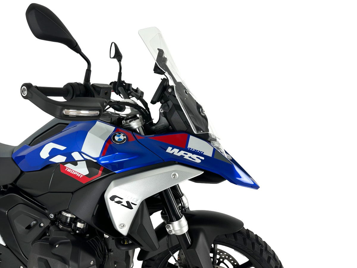 Plexi motocyklu WRS CAPONORD PLUS pro BMW R 1300 GS ABS rok 2023-2024 barva čirá