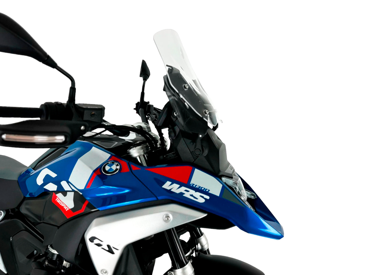 Plexi motocyklu WRS STANDARD pro BMW R 1300 GS ABS rok 2023-2024 barva čirá bez deflektorů 