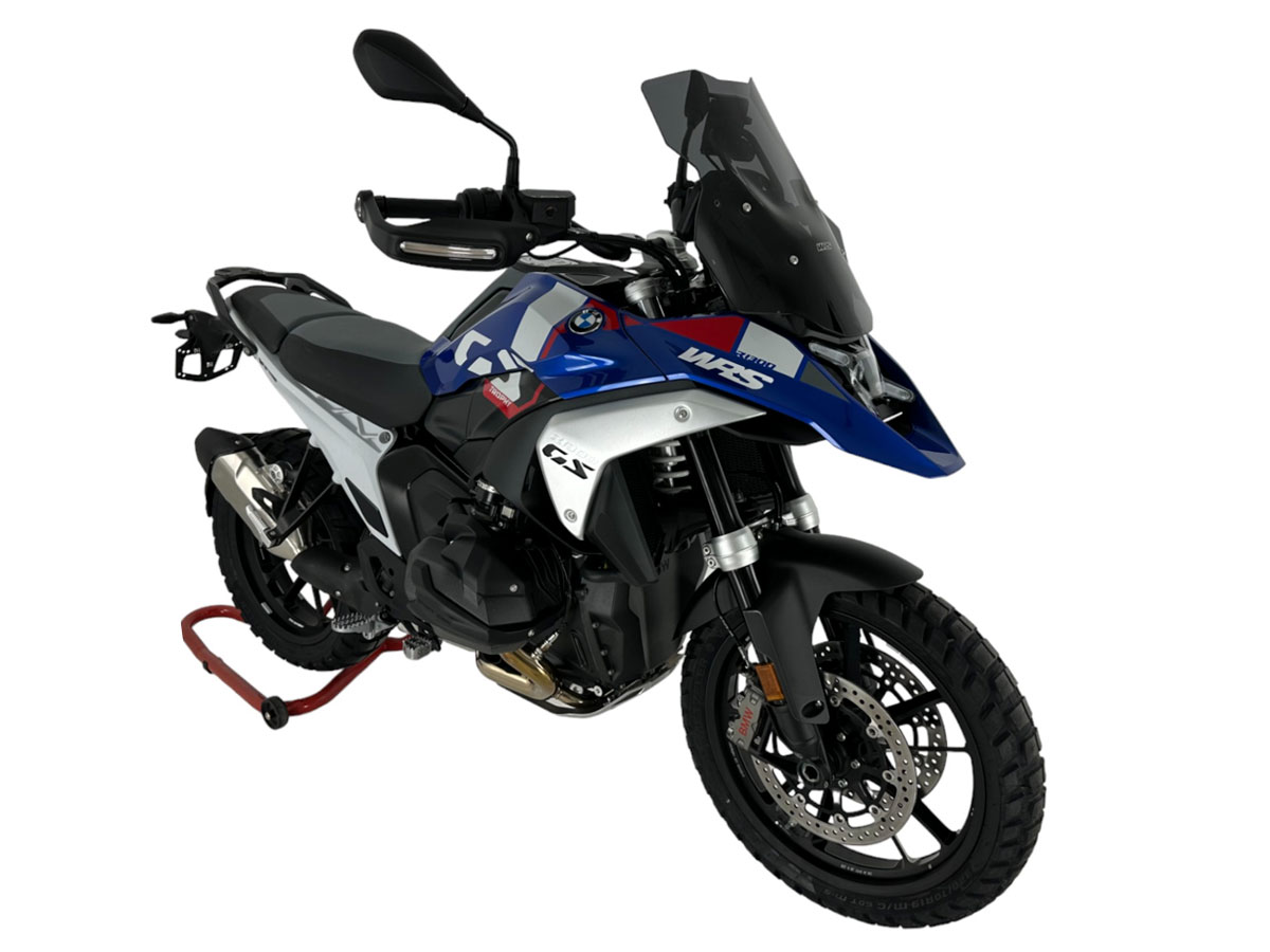 Plexi motocyklu WRS TOURING PLUS pro BMW R 1300 GS ABS rok 2023-2024 barva tmavě kouřová