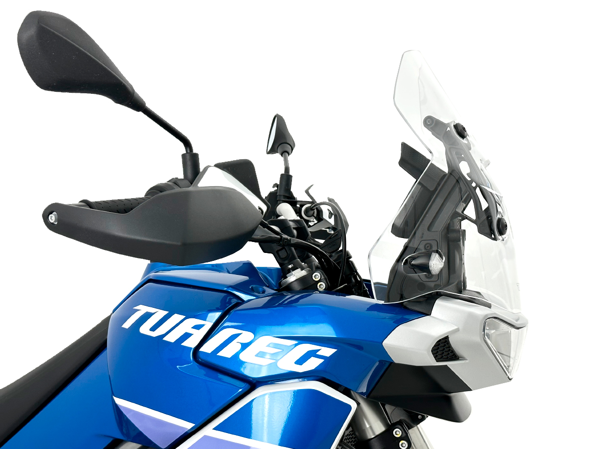 Plexi motocyklu WRS verze STANDARD PLUS pro APRILIA TUAREG 660 rok 2022-2024 barva čirá, výška plexi 44,5 cm