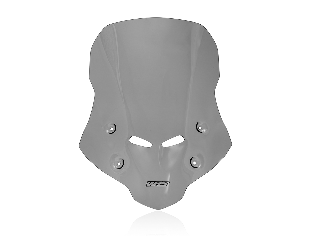 Plexi motocyklu WRS verze TOURING pro HONDA HORNET 750 ABS rok 2023-2024 barva tmavě kouřová, výška plexi 43 cm