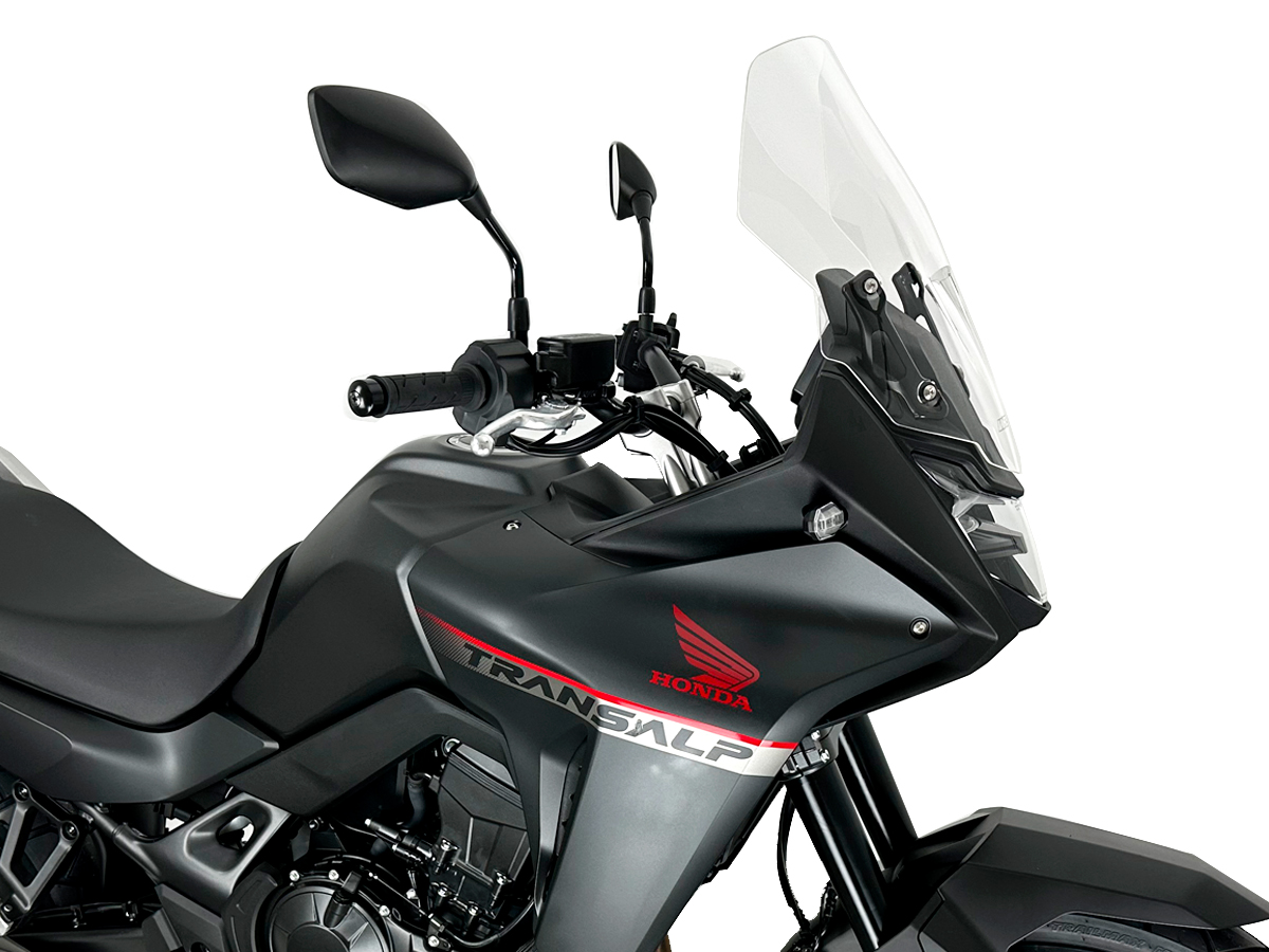 Plexi motocyklu WRS verze TOURING pro HONDA XL 750 TRANSALP ABS rok 2023-2024 barva čirá výška plexi 45,5 cm